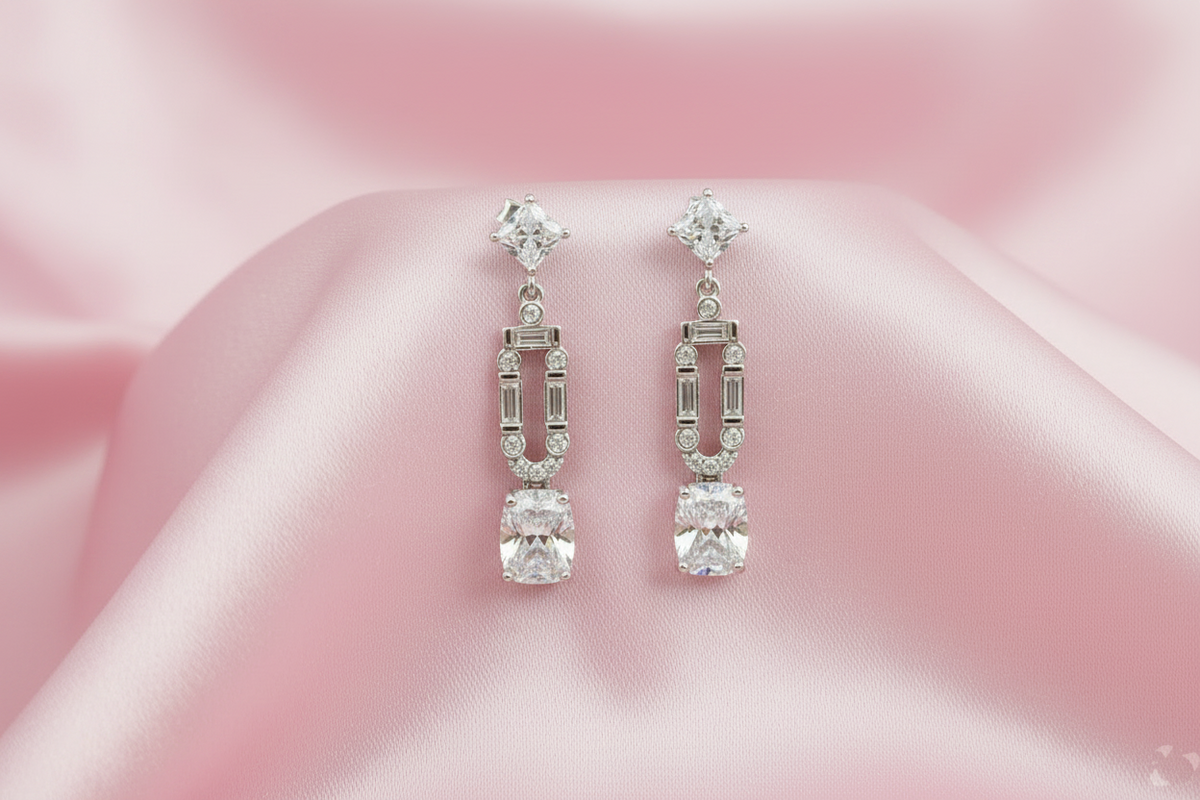 Silver Elara Linked Elegance Drops