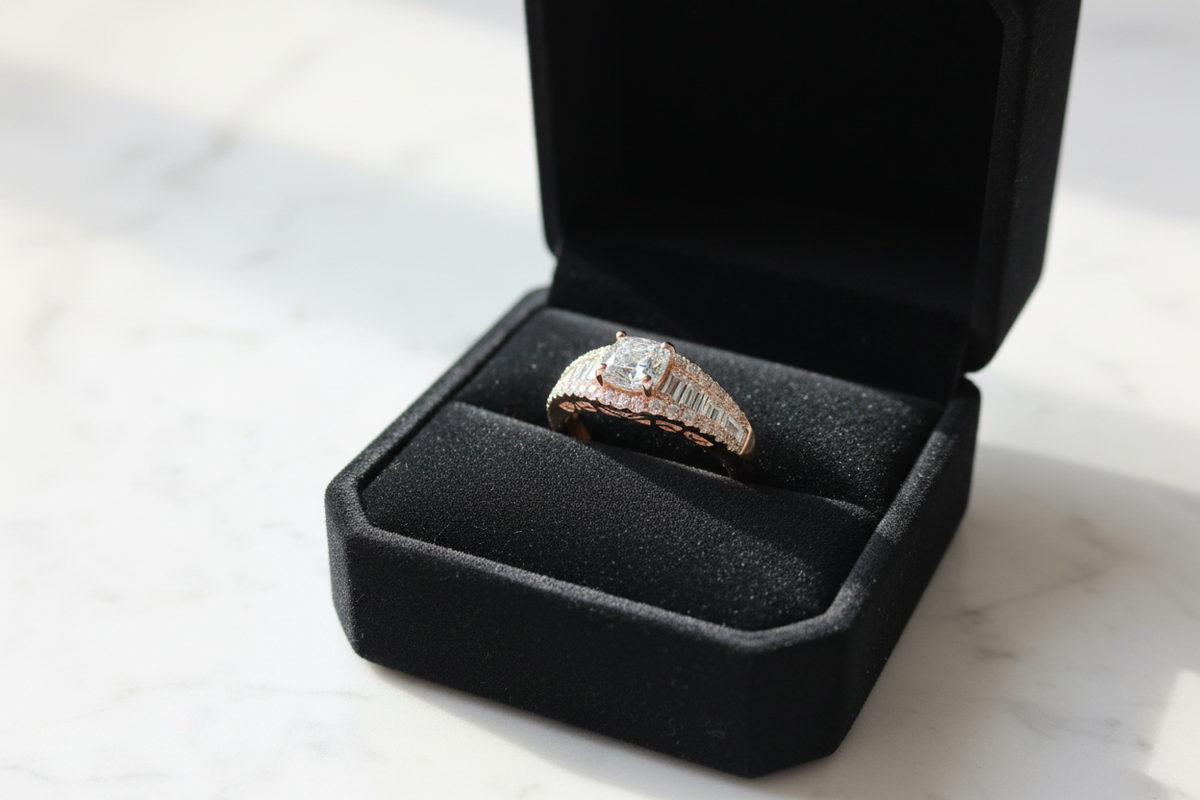 Regal Prism Silver Ring