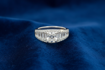 Regal Prism Silver Ring