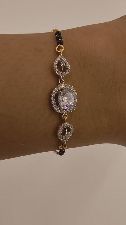 Noor Teardrop Mangalsutra Bracelet