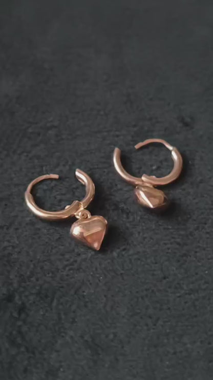 Heartdrop Luxe Hoops