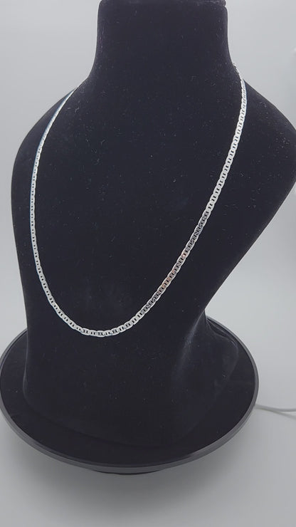 Boldline Curb Men's Silver Chain