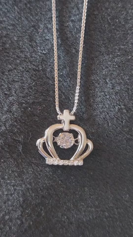 Faithful Crown Silver Pendant