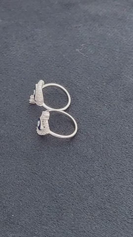 Sterling silver Toe Ring to protect from evil eye