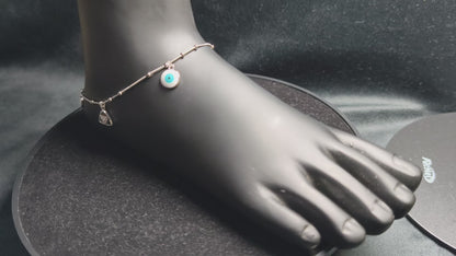 Nazar Trinity Glow Anklet