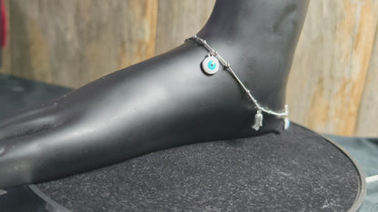 Nazar Flutter Charm Anklet