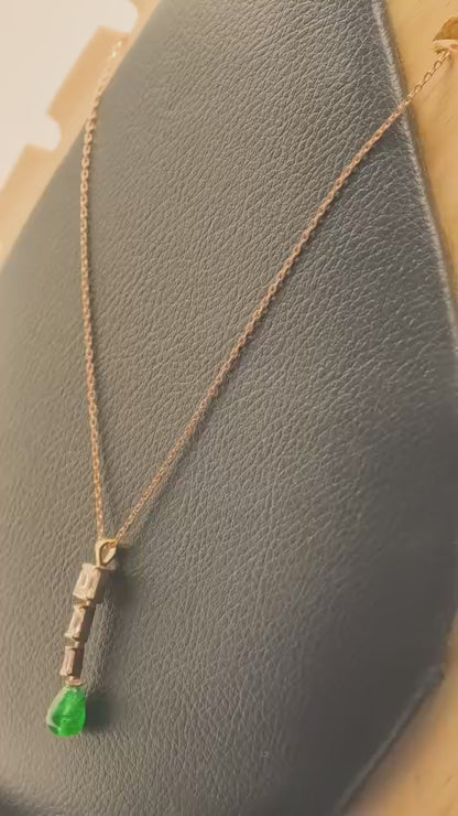 Emerald Drop Pendant