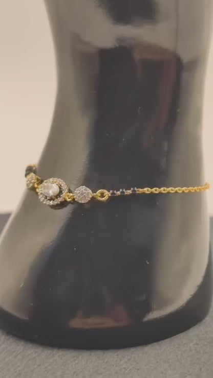Royal Oval Mangalsutra Bracelet