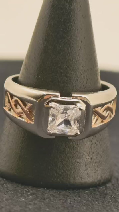 Royal Twist Silver Ring