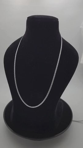 Signature Frame Link Men's Silver Chain