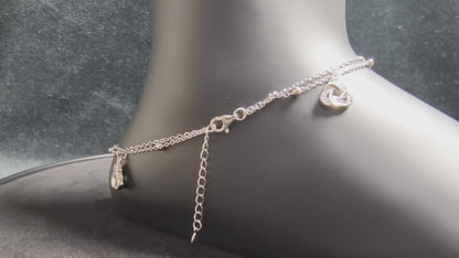 Azure Nazar Charm Anklet