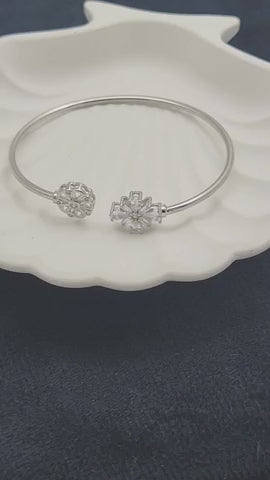 Clover Amour Silver Kada