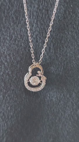 Eternal Loop Silver Pendant