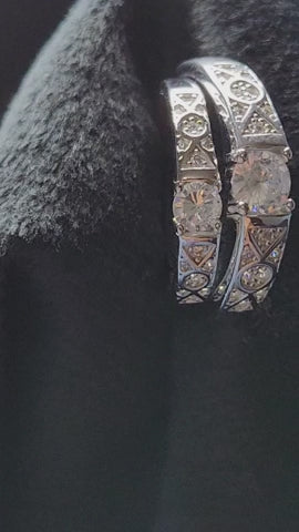 Silver Eternal Celeste Duo Bands