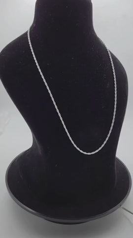 Aegis Rope Men's Silver Chain