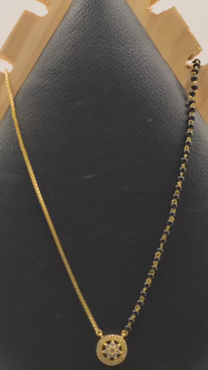 Floral Charm Mangalsutra