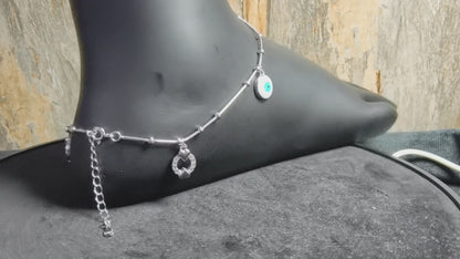 Nazar Infinity Charm Anklet