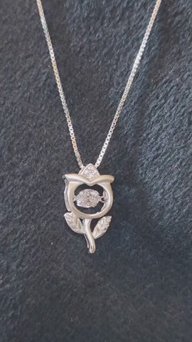 Blooming Grace Silver Pendant