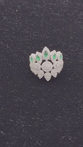 Emerald Dewdrop Zircon Set