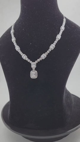 Celestia Royale  Silver Jewellery Set