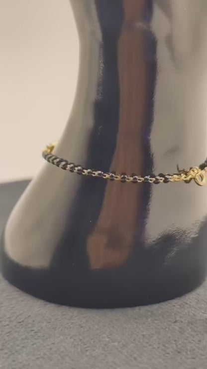 Midnight Glow Mangalsutra Bracelet