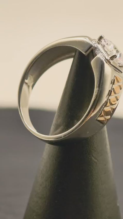 Royal Spark Silver Ring
