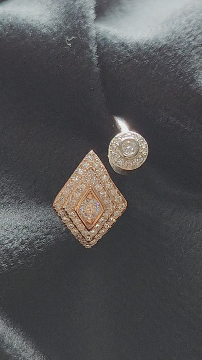 Rose Radiance Duo Silver Ring