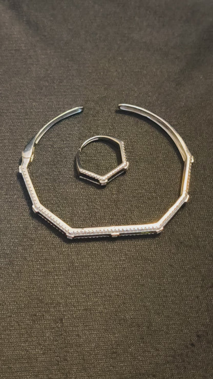Aurora Prism Bracelet & Ring Set