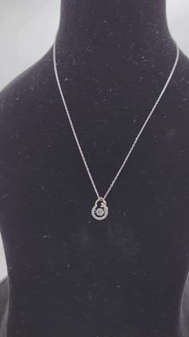 Eternal Loop Silver Pendant