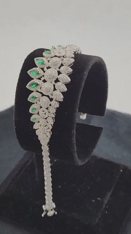 Emerald Dewdrop Zircon Set