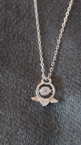 Angelic Spark Silver Pendant