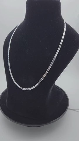 Boldline Curb Men's Silver Chain