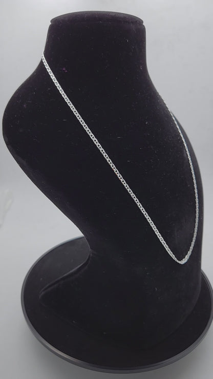 Refined Link Box Men's Silver Chain