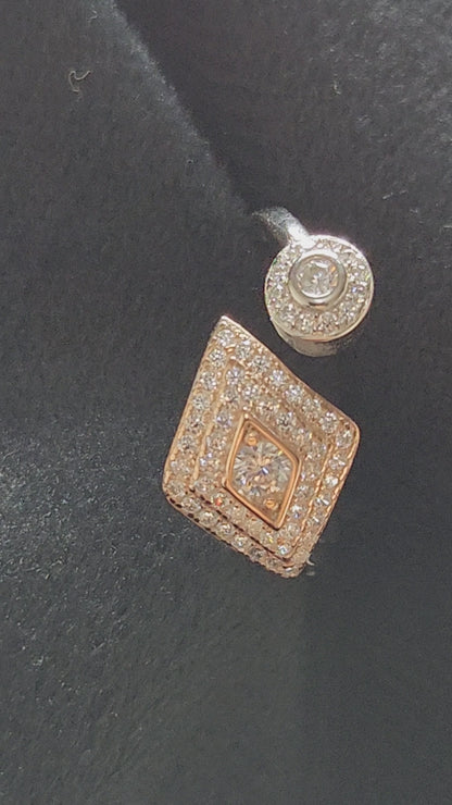 Rose Radiance Duo Silver Ring
