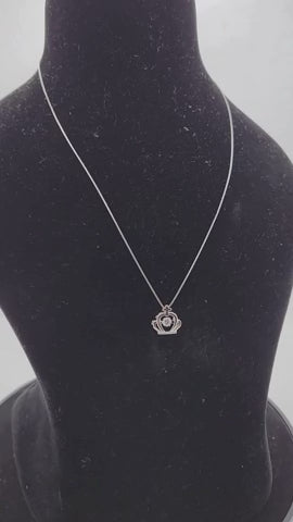 Faithful Crown Silver Pendant