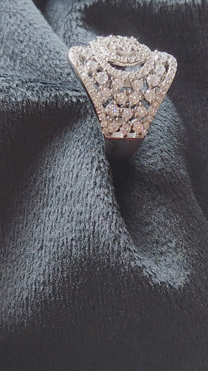 Celestia Bloom Silver Ring