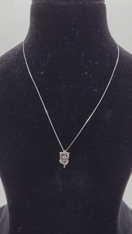 Blooming Grace Silver Pendant